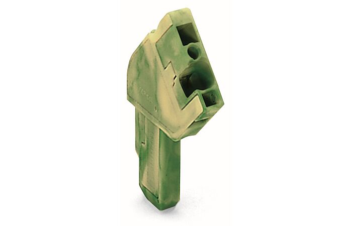 WAGO Konektor 769-101/022-016 1vodičový (zásuvka), úhlový CAGE CLAMP® 4 mm² Zelenožlutá