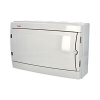 FAMATEL Skříň ACQUA 3918-TB, 18TE, 274x426x131mm, neprůhledná plastová dvířka, IP65