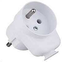 TIMEX Vidlice WT 16U/G 230V/16A průchozí s bočním vývodem a zásuvkou IP20