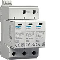 HAGER Svodič SPN900 přepětí T1+T2 TN-C