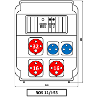 Skříň ROS-11/I-55