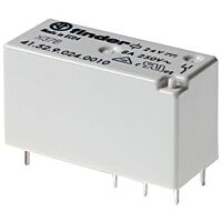 FINDER Relé 415291105010, DIN/PS, 2P/8A, 110V DC