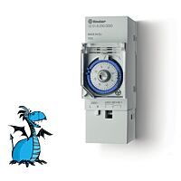 FINDER Hodiny spínací 12.01.8.230.0000 Analogové denní 1P/16A 230V AC IP20