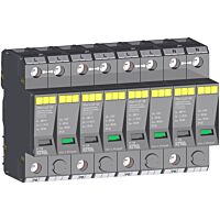 KIWA Ochrana přepěťová POm I 4 LCF 120kA 280V/30kA, modulární, monoblok, B+C+D