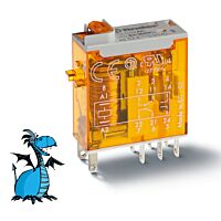 FINDER Relé 465281100040, DIN, 2P/8A,110V AC