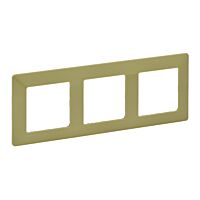 LEGRAND Rámeček VALENA LIFE 754083 3P zelená