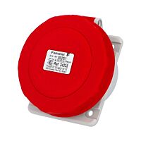 FAMATEL Zásuvka 32A/400V 5-pól IP67 vestavnášikmá