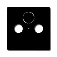 ABB FUTURE, LINEAR, SOLO Kryt 2CKA001724A4252 zásuvky anténní uni se 2 (3) otvory, antracit