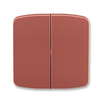 ABB TANGO Ovladač 3558A-A652 R2 spínače dělený, vřesová červená