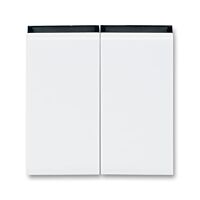 ABB LEVIT Ovladač 3559H-A00652 62 spínače kolébkového dělený, bílá/kouřová černá