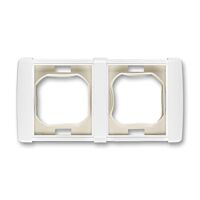 ABB ELEMENT Rámeček 3901E-A00942 B dvojnásobný (s těsnicí manžetou), IP44, bílá