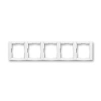 ABB TIME Rámeček 3901F-A00150 03 pětinásobný, vodorovný, bílá/bílá