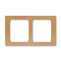 ABB TIME Rámeček 3901F-A50120 51J dvojnásobný, vodorovný, olše
