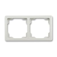 ABB SWING Rámeček 3901G-A00020 S1 dvojnásobný, pro vodorovnou i svislou montáž, světle šedá