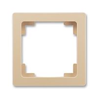 ABB SWING L Rámeček 3901J-A00010 C3 jednonásobný, mocca