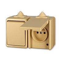 ABB Kombinace 3932-20062 D vypínač č.6+zásuvka