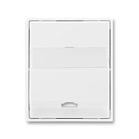 ABB ELEMENT, TIME Kryt 5013E-A00213 03 zásuvky telefonní s 1 otvorem, bílá/bílá