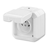 ABB Zásuvka technická venkovní, s ochr. kontakty, plast, vzor C1, IP54 5515N-C05522 B