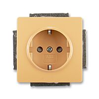 ABB Zásuvka jednonásobná s ochr. kontakty (podle DIN), s clonkami 5518G-A03459 D1