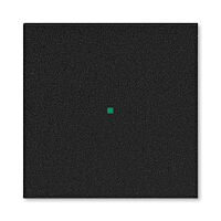 ABB Kryt LEVIT 6220H-A01000 63 1násobný, bez potisku; onyx