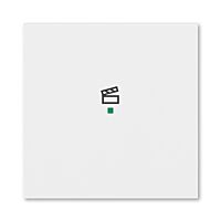 ABB Kryt LEVIT 6220H-A01003 03 1násobný, symbol scény; bílá