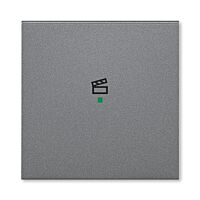 ABB Kryt LEVIT 6220H-A01003 69 1násobný, symbol scény; ocelová