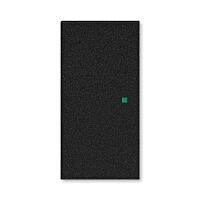 ABB Kryt LEVIT 6220H-A02000 63 2násobný levý/pravý, bez potisku; onyx