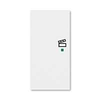 ABB Kryt LEVIT 6220H-A02103 03 2násobný levý, symbol scény; bílá