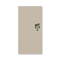 ABB Kryt LEVIT 6220H-A02103 18 2násobný levý, symbol scény; macchiato