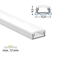 Přisazený hliníkový profil PNA 16x9mm vč