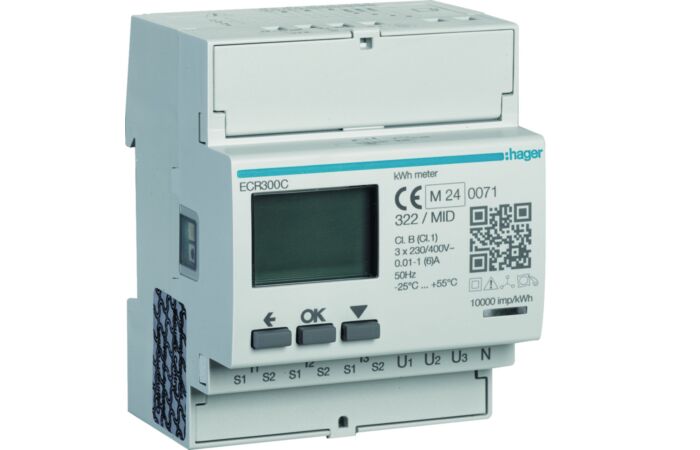Elektroměr HAGER ECR300C 3F