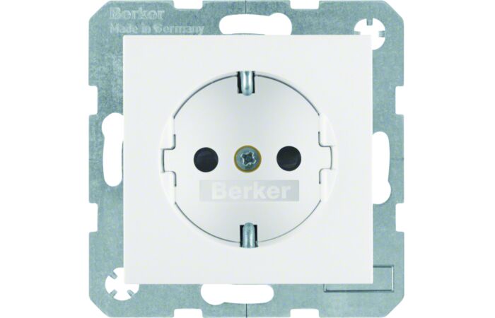 Zásuvka, SCHUKO, 16 A, 250 V ~, šroubova