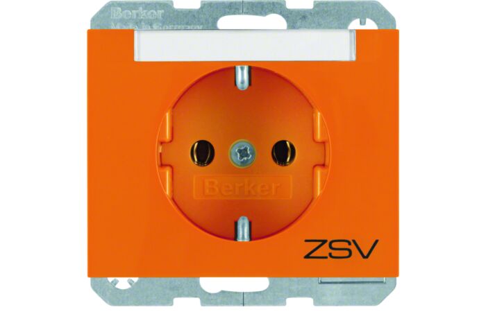 Zásuvka, SCHUKO, 16 A, 250 V~ s popis. p