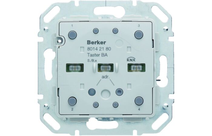 2-násobný tlačítkový modul KNX s integro