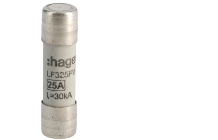 HAGER Pojistka LF325PV, velikost 10x38, 25A gR, válcová (balení 10ks)