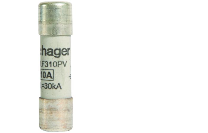 HAGER Pojistka LF310PV 10A PV10 900V DC, válcová (balení 10ks)