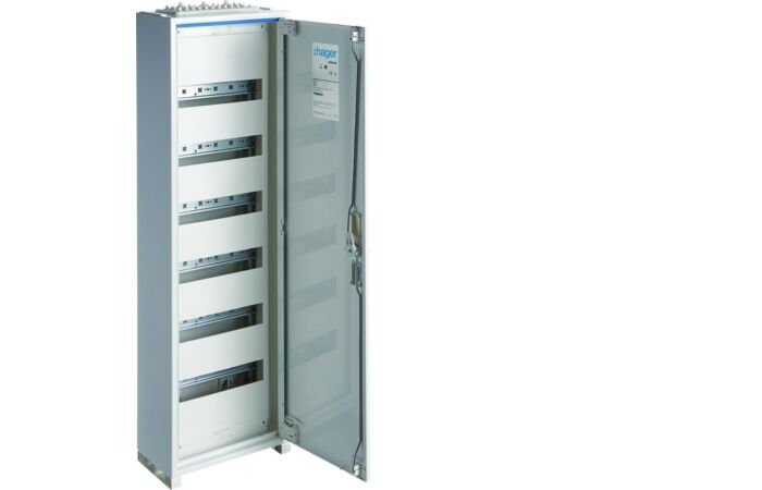 HAGER Skříň UNIVERS FW FWB61S 72modulů nástěnná 950x300x161 IP44