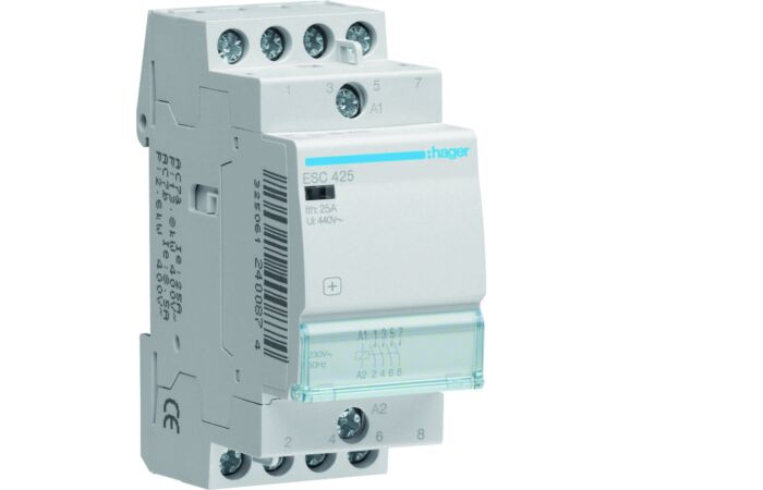 HAGER Stykač ESC425 4S 25A 230VAC