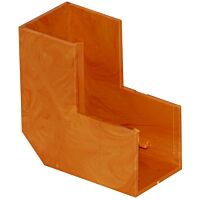 MALPRO Kryt 18x18 rohový vnější plast imitace světlé dřevo