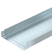 OBO BETTERMANN Kabelový žlab MKSMU, neděrovaný, s rychlospojkou, 85x400x3050, Ocel, St, žárově zinkováno ponorem, DIN EN ISO 1461 typ MKSMU 840 FT