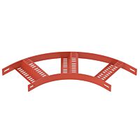 OBO BETTERMANN Oblouk 90°, pro kabelový žebřík SL, B210mm, Ocel, St, základní nátěr typ SLZB 90 200 SG