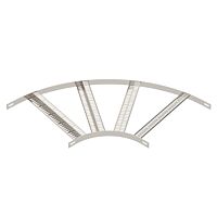 OBO BETTERMANN Oblouk 90°, pro kabelový žebřík SL, B506mm, Nerez, materiál 1.4571 A4, 1.4571 bez povrch. úpravy, dodatečně ošetřeno typ SLZB L 90 500 A4