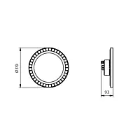 PHILIPS Svítidlo LED Ledinaire BY021P 133W 20000lm 4000K IP65 šedá