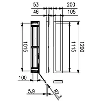 PHILIPS Svítidlo LED Ledinaire SM060C G2 34-40S/840 28/33W 3400/4000lm 4000K 120x60 UGR<22 přisazená montáž