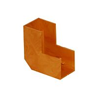 MALPRO Kryt 40x40 rohový vnější plast imitace světlé dřevo