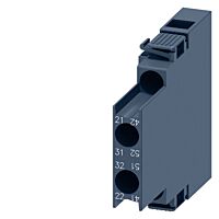 SIEMENS Blok pomocných kontaktů zboku, 2 NC, proudová dráha: 1 NC, 1 NC, pro motorové stykač