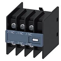 SIEMENS Blok pomocných kontaktů 3 NC, proudová dráha: 1 NC, 1 NC, 1 NC, 3RT2,.1/.2,.1/.2,.1/.2