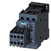 SIEMENS Stykač AC-3, 12A/5,5 kW/400V, 3pólový, DC 110V, 2 NO + 2 NC, šroubová svorka