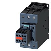 SIEMENS Stykač vazební AC-3, 50A/22kW/400V, 3pólový, DC 24V, 2 NO + 2 NC, šroubová svorka