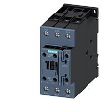 SIEMENS Stykač drážní, AC-3, 22kW/400V, 1 NO + 1 NC, DC110V, 0,7-1,25*US, 3pólový, S2